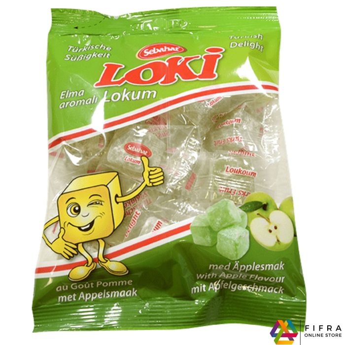 Loki | Turkish Delight | Lokum | Apple Flavour | 8 x 200 gr