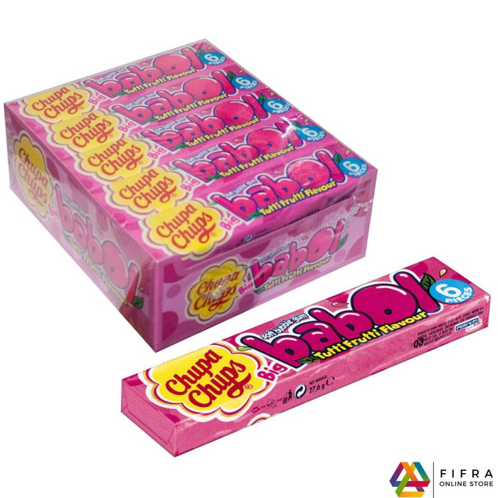 Chupa Chups | Big Babol | Tutti Frutti | 24 x 3 Pack