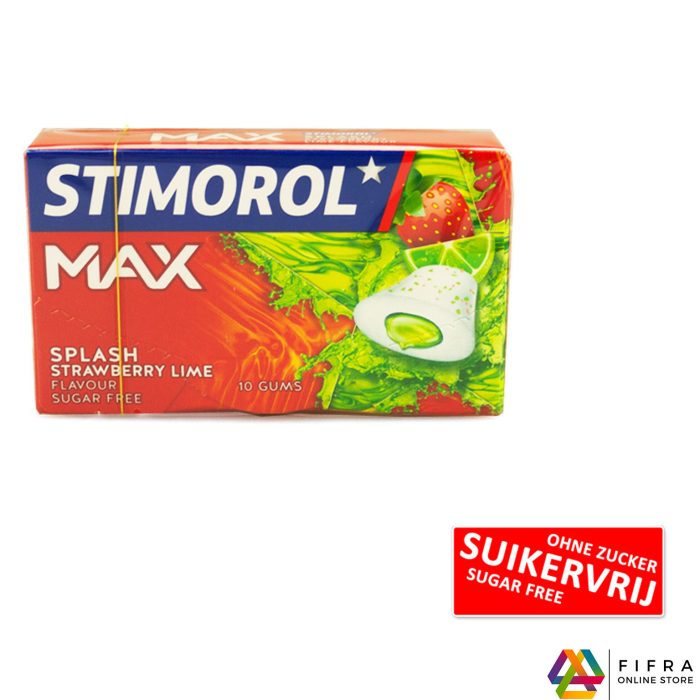 Stimorol | Max | Splash Strawberry Lime | 21 packs