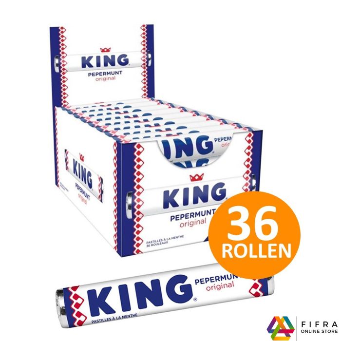 King | Peppermint | Box 36 pieces