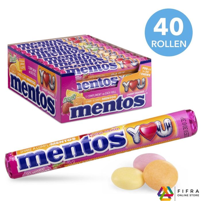 Mentos | Fruits | 40 Rolls