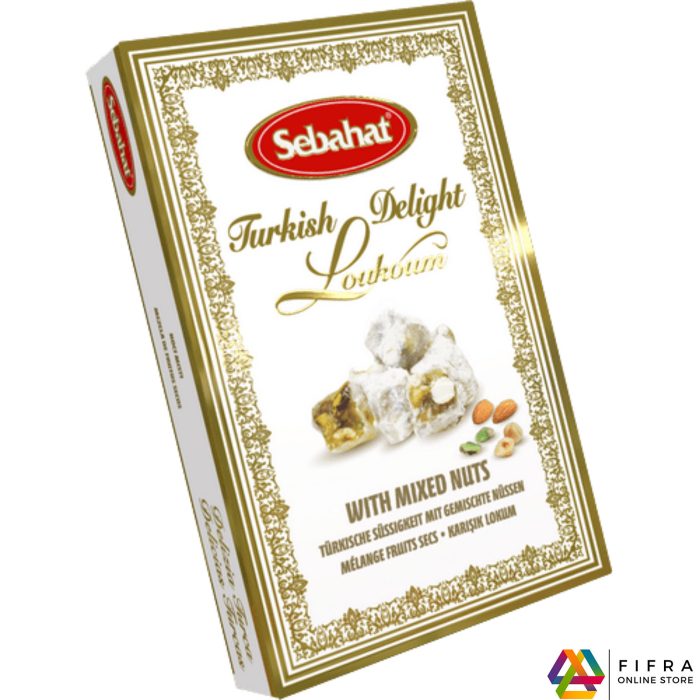 Sebahat | Turkish Delight | Lokum | Mixed Nuts |  Gift Box | 250g℮