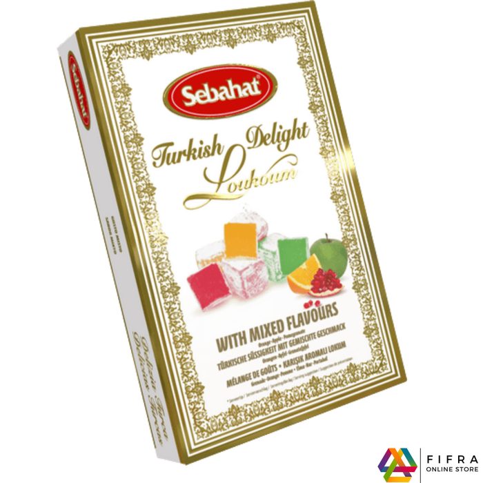 Sebahat | Turkish Delight | Lokum | Mixed Flavours |  Gift Box | 250g℮